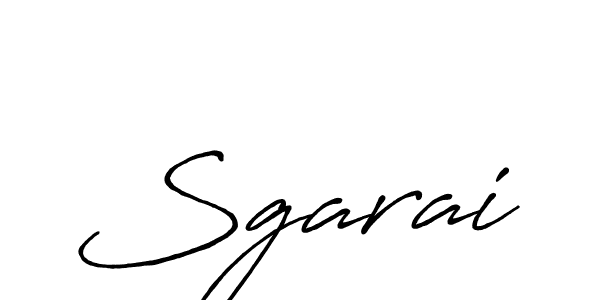 Make a beautiful signature design for name Sgarai. With this signature (Antro_Vectra_Bolder) style, you can create a handwritten signature for free. Sgarai signature style 7 images and pictures png