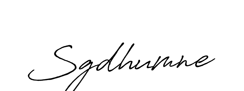 if you are searching for the best signature style for your name Sgdhumne. so please give up your signature search. here we have designed multiple signature styles  using Antro_Vectra_Bolder. Sgdhumne signature style 7 images and pictures png