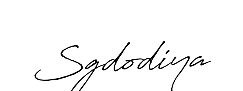 How to make Sgdodiya name signature. Use Antro_Vectra_Bolder style for creating short signs online. This is the latest handwritten sign. Sgdodiya signature style 7 images and pictures png