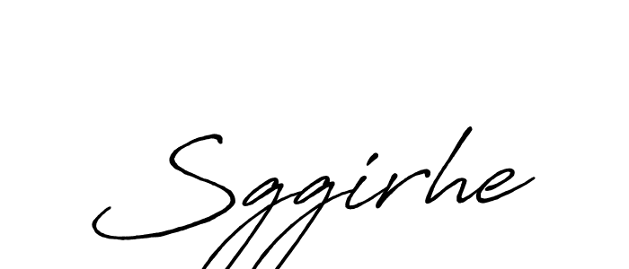 How to make Sggirhe signature? Antro_Vectra_Bolder is a professional autograph style. Create handwritten signature for Sggirhe name. Sggirhe signature style 7 images and pictures png