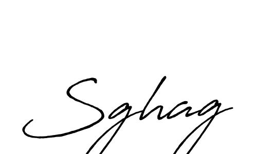 Create a beautiful signature design for name Sghag. With this signature (Antro_Vectra_Bolder) fonts, you can make a handwritten signature for free. Sghag signature style 7 images and pictures png