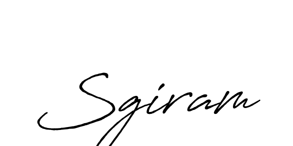 Also we have Sgiram name is the best signature style. Create professional handwritten signature collection using Antro_Vectra_Bolder autograph style. Sgiram signature style 7 images and pictures png