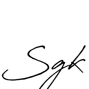 Antro_Vectra_Bolder is a professional signature style that is perfect for those who want to add a touch of class to their signature. It is also a great choice for those who want to make their signature more unique. Get Sgk name to fancy signature for free. Sgk signature style 7 images and pictures png