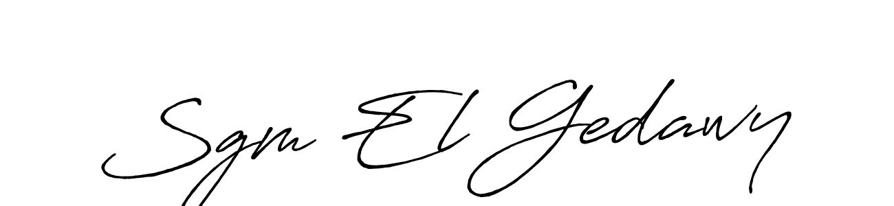 It looks lik you need a new signature style for name Sgm El Gedawy. Design unique handwritten (Antro_Vectra_Bolder) signature with our free signature maker in just a few clicks. Sgm El Gedawy signature style 7 images and pictures png