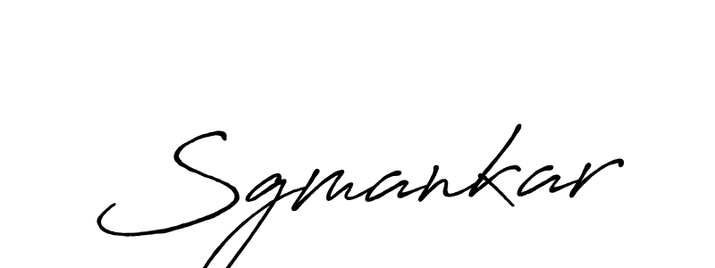 How to make Sgmankar signature? Antro_Vectra_Bolder is a professional autograph style. Create handwritten signature for Sgmankar name. Sgmankar signature style 7 images and pictures png