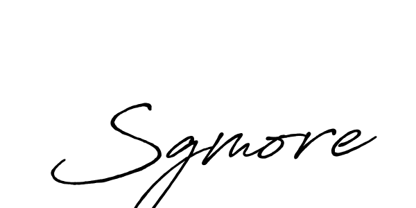 Make a beautiful signature design for name Sgmore. Use this online signature maker to create a handwritten signature for free. Sgmore signature style 7 images and pictures png