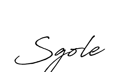 Design your own signature with our free online signature maker. With this signature software, you can create a handwritten (Antro_Vectra_Bolder) signature for name Sgole. Sgole signature style 7 images and pictures png