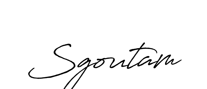 Best and Professional Signature Style for Sgoutam. Antro_Vectra_Bolder Best Signature Style Collection. Sgoutam signature style 7 images and pictures png