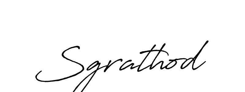 It looks lik you need a new signature style for name Sgrathod. Design unique handwritten (Antro_Vectra_Bolder) signature with our free signature maker in just a few clicks. Sgrathod signature style 7 images and pictures png