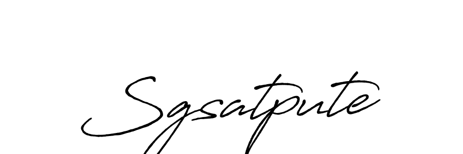 Also we have Sgsatpute name is the best signature style. Create professional handwritten signature collection using Antro_Vectra_Bolder autograph style. Sgsatpute signature style 7 images and pictures png