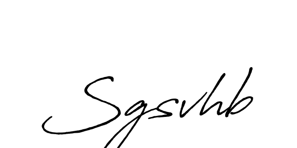 Create a beautiful signature design for name Sgsvhb. With this signature (Antro_Vectra_Bolder) fonts, you can make a handwritten signature for free. Sgsvhb signature style 7 images and pictures png