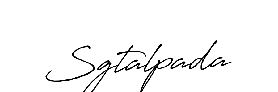 The best way (Antro_Vectra_Bolder) to make a short signature is to pick only two or three words in your name. The name Sgtalpada include a total of six letters. For converting this name. Sgtalpada signature style 7 images and pictures png