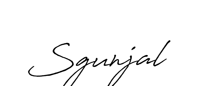 Similarly Antro_Vectra_Bolder is the best handwritten signature design. Signature creator online .You can use it as an online autograph creator for name Sgunjal. Sgunjal signature style 7 images and pictures png