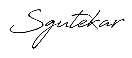 Express your personality with a custom Sgutekar signature crafted with Antro_Vectra_Bolder typography. Free transparent PNG download available. Sgutekar signature style 7 images and pictures png