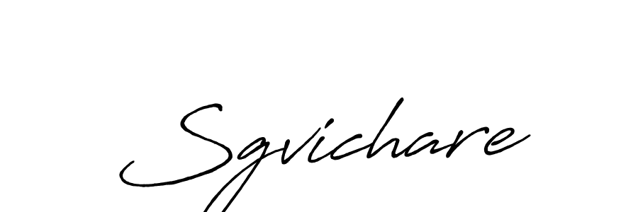 Once you've used our free online signature maker to create your best signature Antro_Vectra_Bolder style, it's time to enjoy all of the benefits that Sgvichare name signing documents. Sgvichare signature style 7 images and pictures png