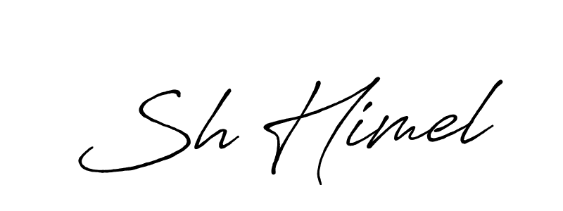Once you've used our free online signature maker to create your best signature Antro_Vectra_Bolder style, it's time to enjoy all of the benefits that Sh Himel name signing documents. Sh Himel signature style 7 images and pictures png