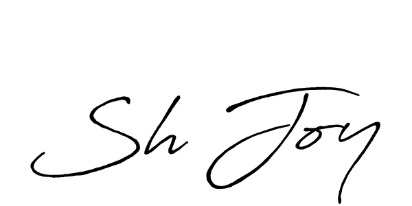 Make a beautiful signature design for name Sh Joy. Use this online signature maker to create a handwritten signature for free. Sh Joy signature style 7 images and pictures png