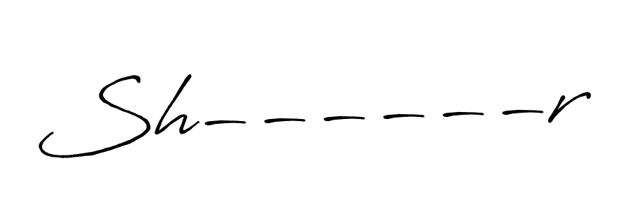 Design your own signature with our free online signature maker. With this signature software, you can create a handwritten (Antro_Vectra_Bolder) signature for name Sh------r. Sh------r signature style 7 images and pictures png
