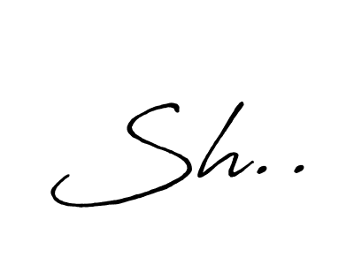 Sh.. stylish signature style. Best Handwritten Sign (Antro_Vectra_Bolder) for my name. Handwritten Signature Collection Ideas for my name Sh... Sh.. signature style 7 images and pictures png