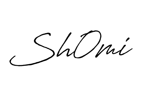 Use a signature maker to create a handwritten signature online. With this signature software, you can design (Antro_Vectra_Bolder) your own signature for name Sh0mi. Sh0mi signature style 7 images and pictures png
