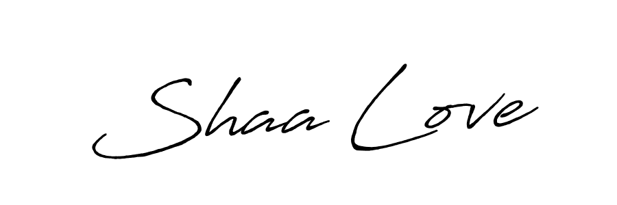 if you are searching for the best signature style for your name Shaa Love. so please give up your signature search. here we have designed multiple signature styles  using Antro_Vectra_Bolder. Shaa Love signature style 7 images and pictures png