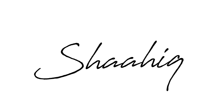 Design your own signature with our free online signature maker. With this signature software, you can create a handwritten (Antro_Vectra_Bolder) signature for name Shaahiq. Shaahiq signature style 7 images and pictures png