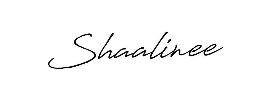 Create a beautiful signature design for name Shaalinee. With this signature (Antro_Vectra_Bolder) fonts, you can make a handwritten signature for free. Shaalinee signature style 7 images and pictures png