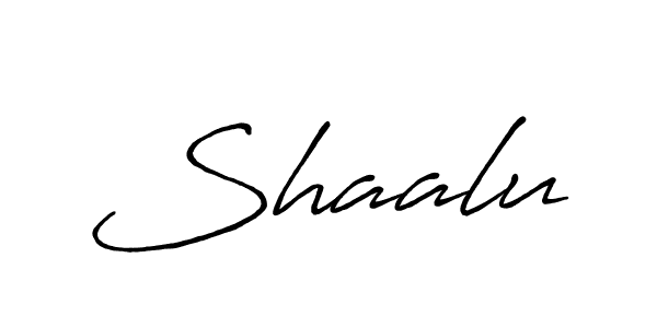 Make a beautiful signature design for name Shaalu. Use this online signature maker to create a handwritten signature for free. Shaalu signature style 7 images and pictures png