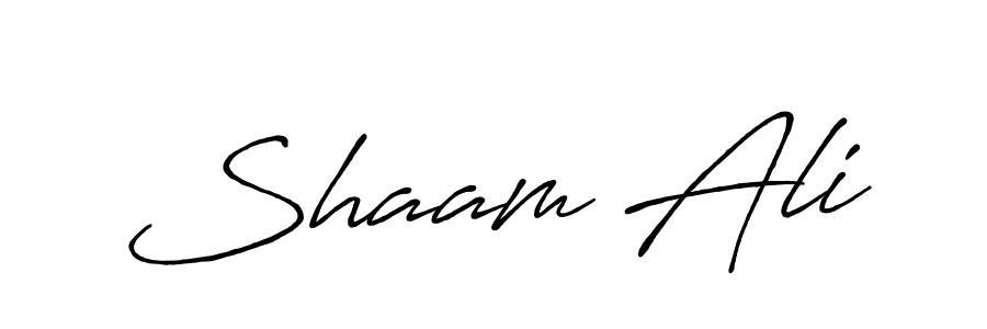 Make a short Shaam Ali signature style. Manage your documents anywhere anytime using Antro_Vectra_Bolder. Create and add eSignatures, submit forms, share and send files easily. Shaam Ali signature style 7 images and pictures png