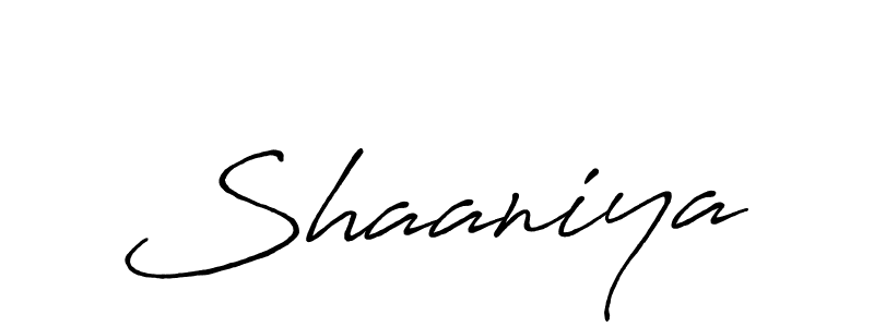 Make a beautiful signature design for name Shaaniya. Use this online signature maker to create a handwritten signature for free. Shaaniya signature style 7 images and pictures png