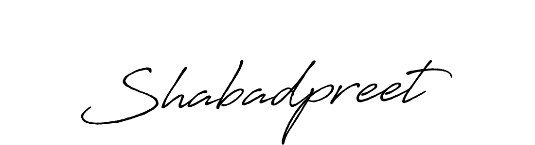 Make a beautiful signature design for name Shabadpreet. Use this online signature maker to create a handwritten signature for free. Shabadpreet signature style 7 images and pictures png