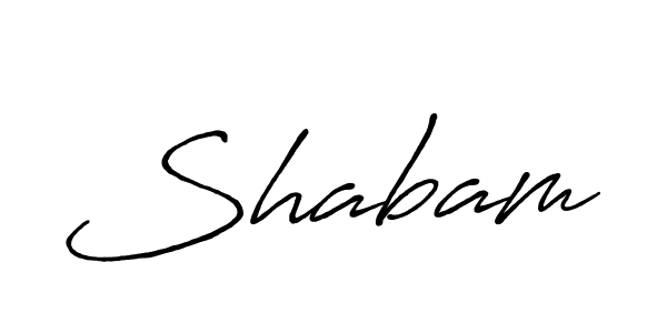 Make a beautiful signature design for name Shabam. With this signature (Antro_Vectra_Bolder) style, you can create a handwritten signature for free. Shabam signature style 7 images and pictures png