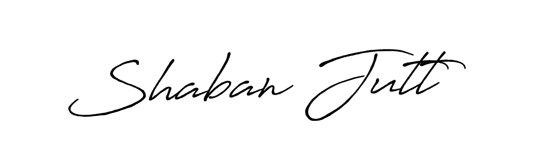 Also we have Shaban Jutt name is the best signature style. Create professional handwritten signature collection using Antro_Vectra_Bolder autograph style. Shaban Jutt signature style 7 images and pictures png