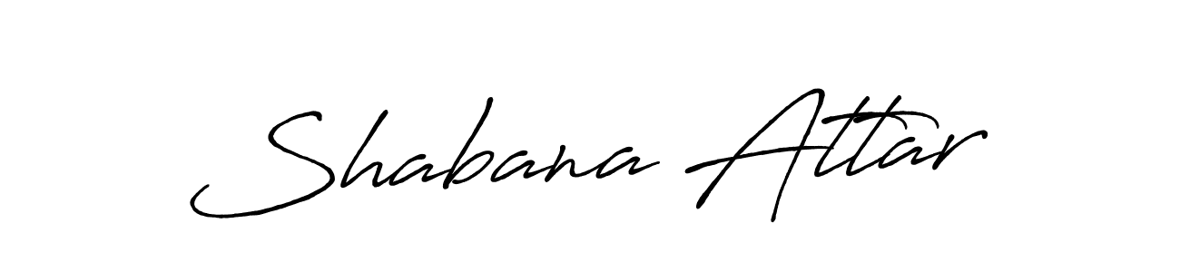 Make a beautiful signature design for name Shabana Attar. Use this online signature maker to create a handwritten signature for free. Shabana Attar signature style 7 images and pictures png