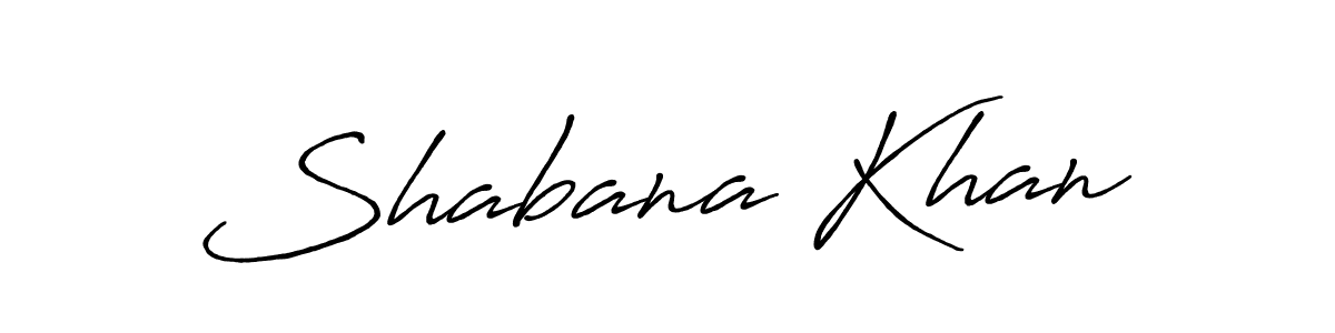 Shabana Khan stylish signature style. Best Handwritten Sign (Antro_Vectra_Bolder) for my name. Handwritten Signature Collection Ideas for my name Shabana Khan. Shabana Khan signature style 7 images and pictures png