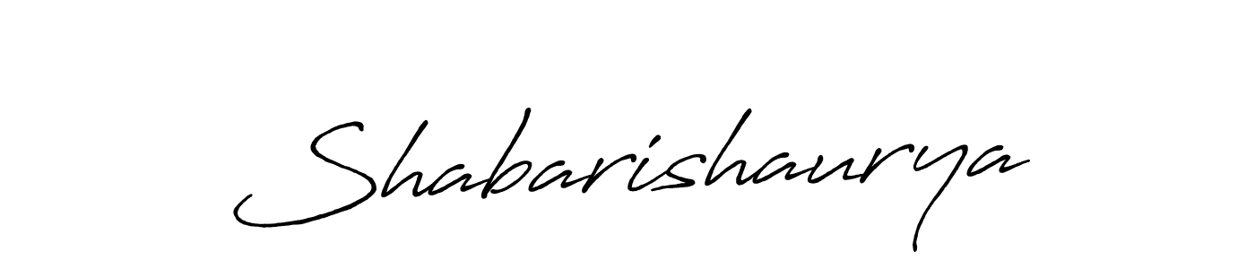 Design your own signature with our free online signature maker. With this signature software, you can create a handwritten (Antro_Vectra_Bolder) signature for name Shabarishaurya. Shabarishaurya signature style 7 images and pictures png