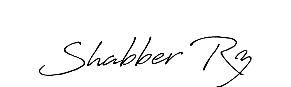 Use a signature maker to create a handwritten signature online. With this signature software, you can design (Antro_Vectra_Bolder) your own signature for name Shabber Rz. Shabber Rz signature style 7 images and pictures png