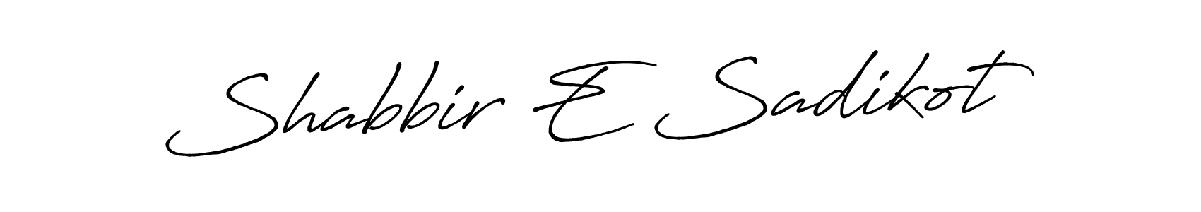 How to Draw Shabbir E Sadikot signature style? Antro_Vectra_Bolder is a latest design signature styles for name Shabbir E Sadikot. Shabbir E Sadikot signature style 7 images and pictures png