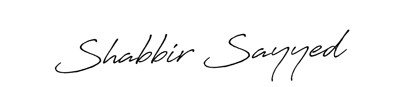 How to make Shabbir Sayyed signature? Antro_Vectra_Bolder is a professional autograph style. Create handwritten signature for Shabbir Sayyed name. Shabbir Sayyed signature style 7 images and pictures png