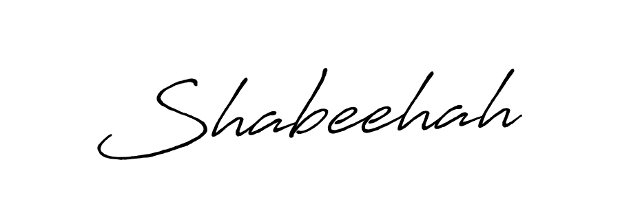 Also we have Shabeehah name is the best signature style. Create professional handwritten signature collection using Antro_Vectra_Bolder autograph style. Shabeehah signature style 7 images and pictures png