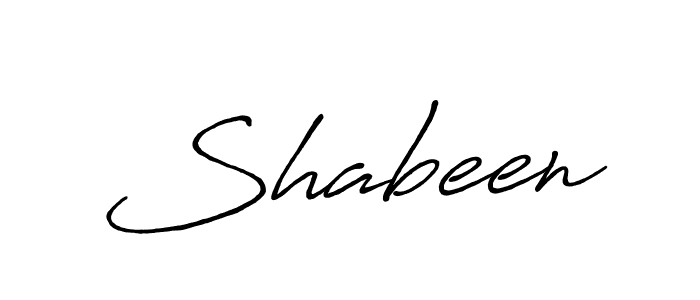 Use a signature maker to create a handwritten signature online. With this signature software, you can design (Antro_Vectra_Bolder) your own signature for name Shabeen. Shabeen signature style 7 images and pictures png