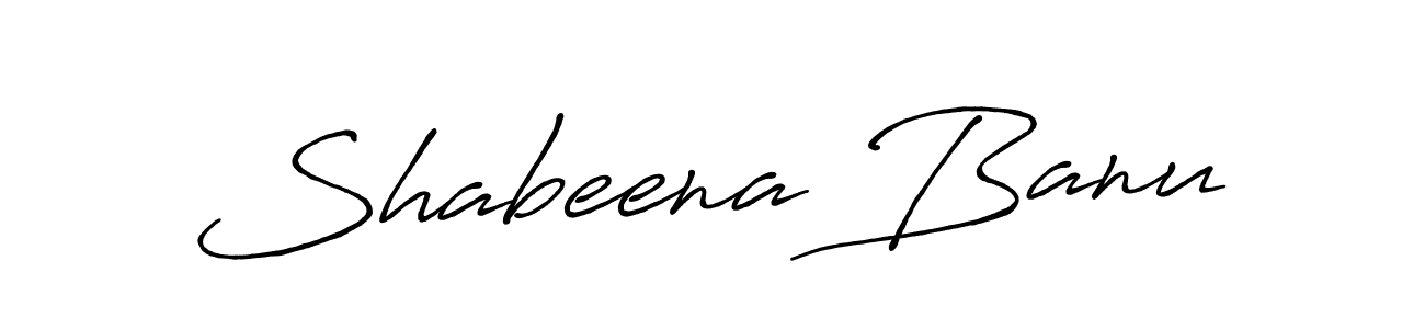 Design your own signature with our free online signature maker. With this signature software, you can create a handwritten (Antro_Vectra_Bolder) signature for name Shabeena Banu. Shabeena Banu signature style 7 images and pictures png