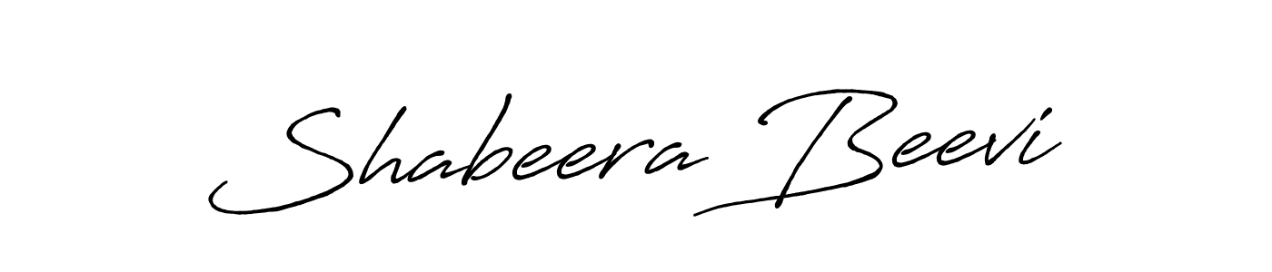 How to make Shabeera Beevi signature? Antro_Vectra_Bolder is a professional autograph style. Create handwritten signature for Shabeera Beevi name. Shabeera Beevi signature style 7 images and pictures png