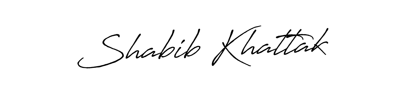 It looks lik you need a new signature style for name Shabib Khattak. Design unique handwritten (Antro_Vectra_Bolder) signature with our free signature maker in just a few clicks. Shabib Khattak signature style 7 images and pictures png