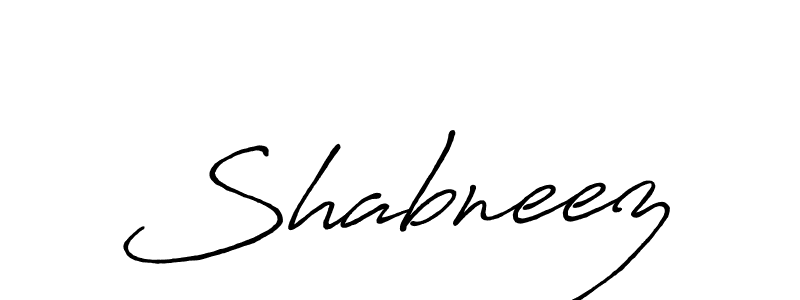 Once you've used our free online signature maker to create your best signature Antro_Vectra_Bolder style, it's time to enjoy all of the benefits that Shabneez name signing documents. Shabneez signature style 7 images and pictures png