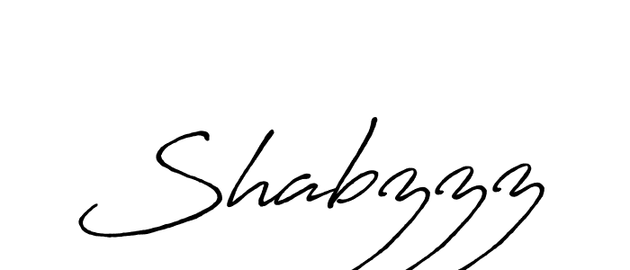 Shabzzz stylish signature style. Best Handwritten Sign (Antro_Vectra_Bolder) for my name. Handwritten Signature Collection Ideas for my name Shabzzz. Shabzzz signature style 7 images and pictures png