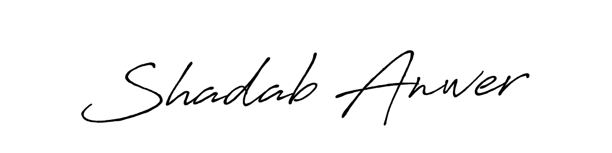 See photos of Shadab Anwer official signature by Spectra . Check more albums & portfolios. Read reviews & check more about Antro_Vectra_Bolder font. Shadab Anwer signature style 7 images and pictures png