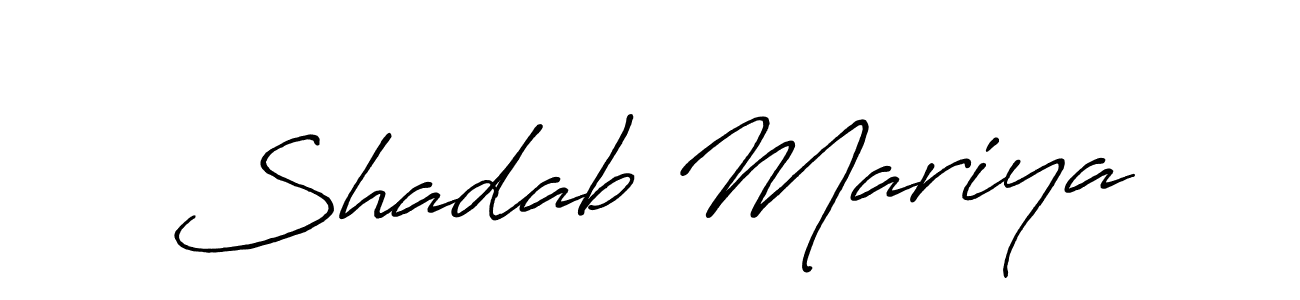 You can use this online signature creator to create a handwritten signature for the name Shadab Mariya. This is the best online autograph maker. Shadab Mariya signature style 7 images and pictures png