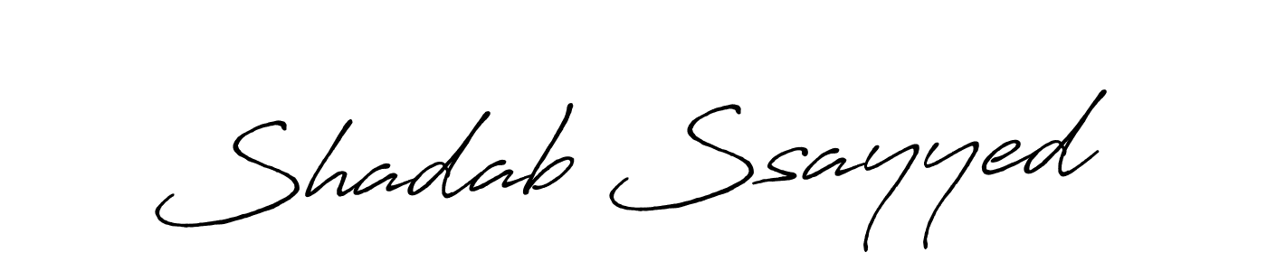 Antro_Vectra_Bolder is a professional signature style that is perfect for those who want to add a touch of class to their signature. It is also a great choice for those who want to make their signature more unique. Get Shadab Ssayyed name to fancy signature for free. Shadab Ssayyed signature style 7 images and pictures png
