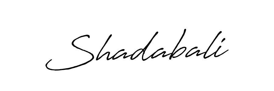 Shadabali stylish signature style. Best Handwritten Sign (Antro_Vectra_Bolder) for my name. Handwritten Signature Collection Ideas for my name Shadabali. Shadabali signature style 7 images and pictures png